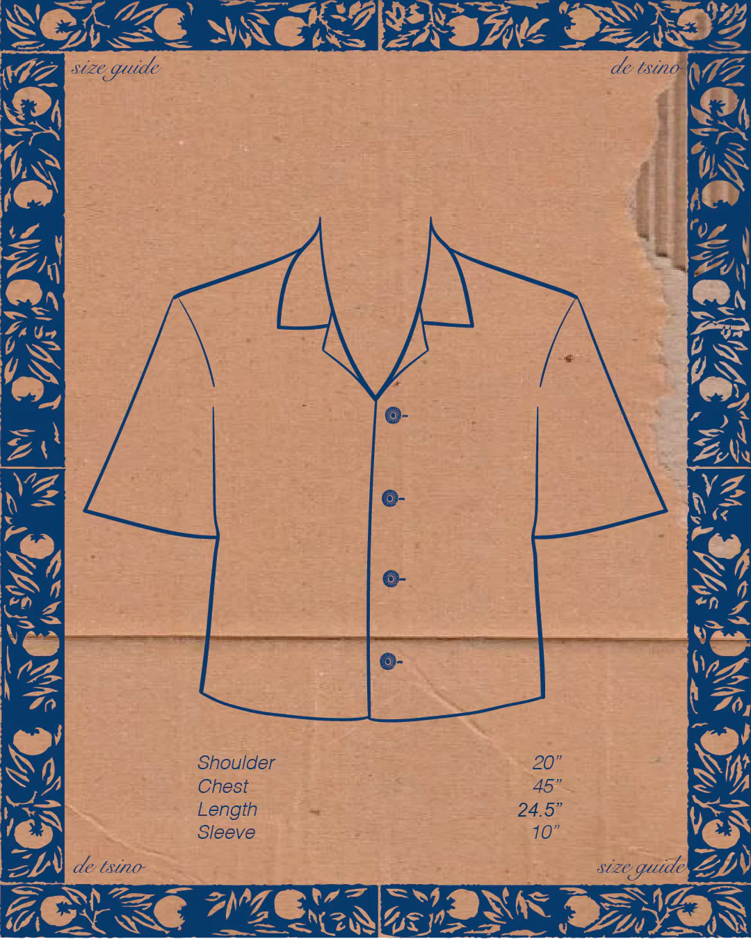 D. Chambray Camp Collar Shirt